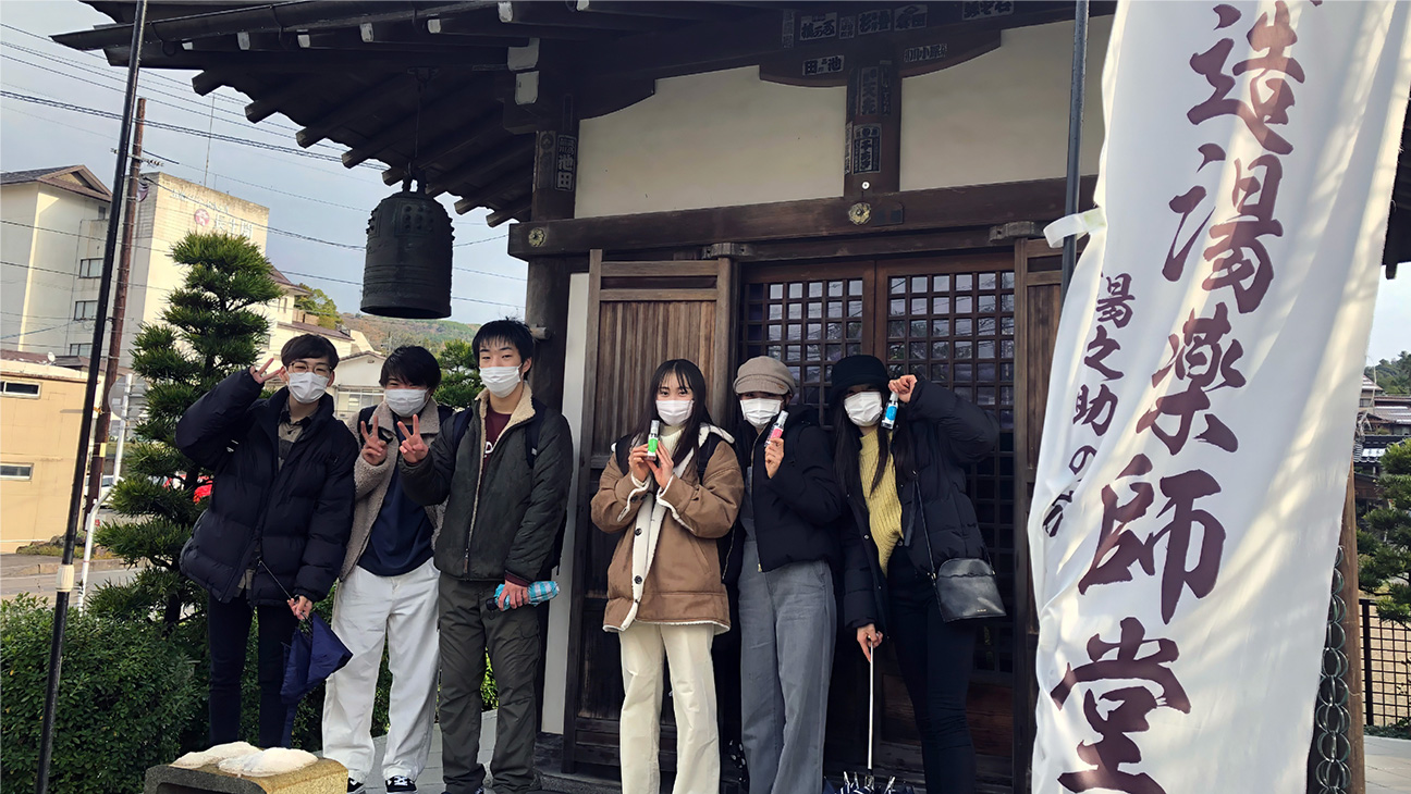 体験旅行の記念写真