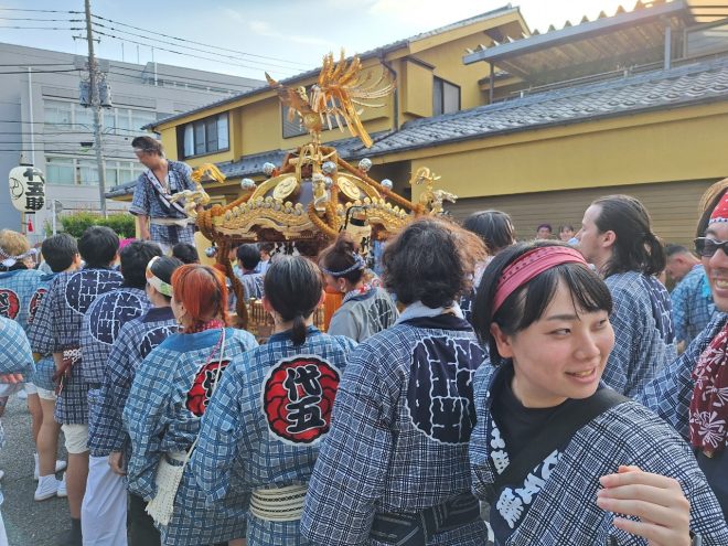 【探究×生徒会×祭り=地域貢献】生徒会の生徒たちが、地元のお祭りにお手伝いとして参加しました！